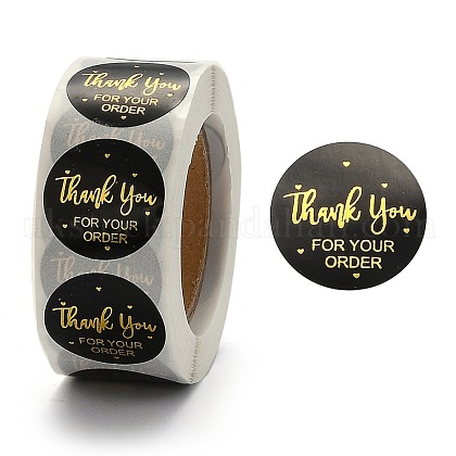 1 Inch Thank You Stickers UK-DIY-P005-D01-1