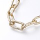 Aluminum Paperclip Chain Necklaces UK-NJEW-JN02797-01-2