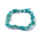 Natural Amazonite Beads Stretch Bracelets UK-BJEW-JB04152-09-1
