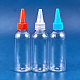 BENECREAT 3 Colors Plastic Empty Bottle for Liquid UK-DIY-BC0009-19-6