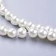 Glass Pearl Beads Strands UK-HY-6D-B02-3