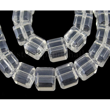 Electroplate Glass Beads Strands UK-GC6MMC01Y-L-K-1