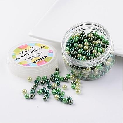 Glass Pearl Bead Sets UK-HY-JP0001-02-D-1