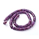 Natural Lepidolite/Purple Mica Stone Beads Strands UK-G-F626-01-A-2