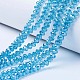 Electroplate Glass Beads Strands UK-EGLA-A034-T6mm-A13-1