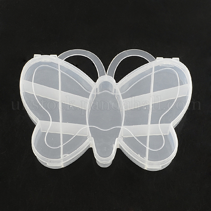 Butterfly Plastic Bead Storage Containers UK-CON-Q023-14-1