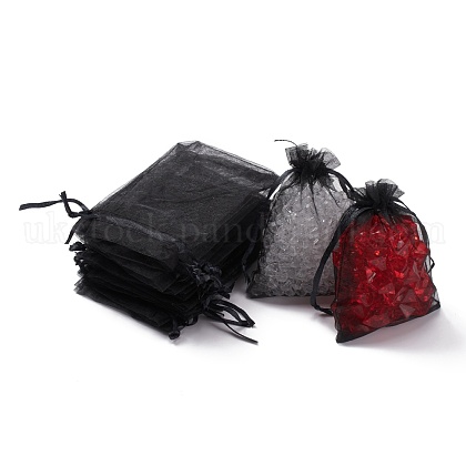 Organza Gift Bags with Drawstring UK-OP-R016-9x12cm-18-1