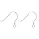 925 Sterling Silver Earring Hooks UK-STER-K167-049A-S-1