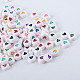 Opaque Acrylic Beads UK-SACR-Q126-07-1