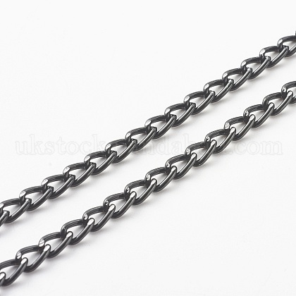 Aluminium Twisted Chains Curb Chains UK-CHWF001Y-CPQ-1