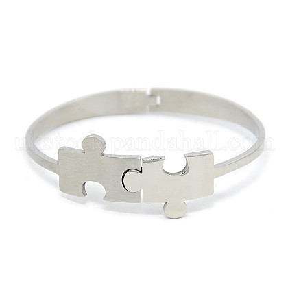 304 Stainless Steel Bangles UK-BJEW-O049-23F-1