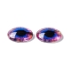 Half Round/Dome Dragon Eye Printed Glass Cabochons&nbsp;UK-X-GGLA-A002-18mm-AB-4