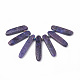 Natural Lepidolite/Purple Mica Stone Beads Strands UK-X-G-N215-007-1