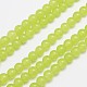 Natural & Dyed Malaysia Jade Bead Strands UK-G-G659-6mm-A27-1