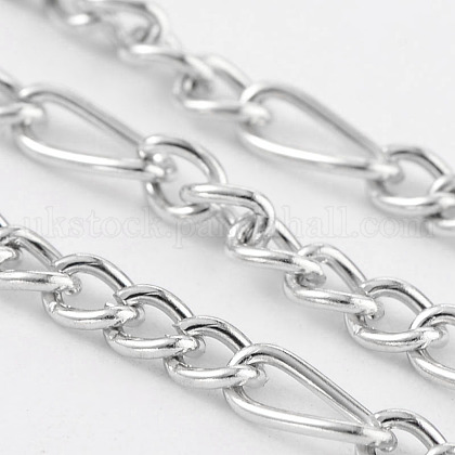 Nickel Free Iron Handmade Chains Figaro Chains Mother-Son Chains UK-X-CHSM038Y-NF-1