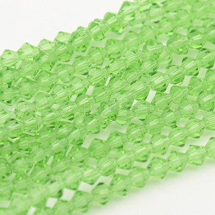 Faceted Bicone Glass Beads Strands UK-EGLA-P017-4mm-01-1