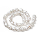 Natural Baroque Pearl Keshi Pearl Beads Strands UK-PEAR-K004-31-3