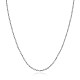 925 Sterling Silver Chain Necklaces UK-NJEW-BB30129-16-1