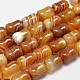 Natural Striped Agate/Banded Agate Beads Strands UK-G-M258-39-K-1
