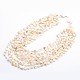 Women's Shell Multi-Layered Tiered Necklaces&nbsp;UK-NJEW-I197-09A-1