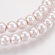 Glass Pearl Round Loose Beads For Jewelry Necklace Craft Making UK-X-HY-8D-B43-3