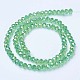 Electroplate Glass Beads Strands UK-EGLA-A034-T8mm-B11-2
