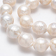 Nuggets Natural Baroque Pearl Keshi Pearl Beads Strands UK-PEAR-Q004-32-3