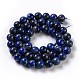 Natural Lapis Lazuli Beads Strands UK-G-G423-8mm-A-2