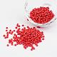 8/0 Opaque Colours Round Glass Seed Beads UK-X-SEED-A010-3mm-45B-1