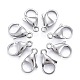 304 Stainless Steel Lobster Claw Clasps UK-STAS-AB15-1