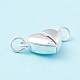 925 Sterling Silver Magnetic Clasps UK-STER-A002-01S-3