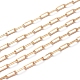 Soldered Brass Paperclip Chains UK-CHC-G005-03G-1