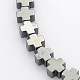 Electroplate Non-magnetic Synthetic Hematite Beads Strands UK-G-J211-01-K-2