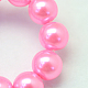 Baking Painted Pearlized Glass Pearl Round Bead Strands UK-HY-Q003-6mm-68-3