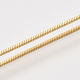 Brass Snake Chain Necklaces UK-X-MAK-T006-10A-G-3