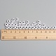 Flat Round with Letter Q Acrylic Beads UK-X-PL37C9070-Q-3