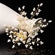 Flower Natural Pearl Safety Brooches UK-JEWB-L006-06-K-2