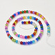 Crackle Glass Beads Strands UK-GGM001-3