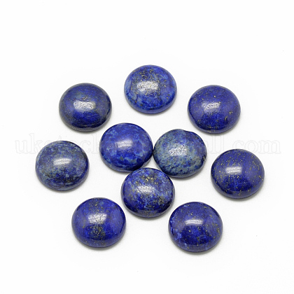 Natural Lapis Lazuli Cabochons UK-G-R416-12mm-33-1