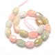Natural Morganite Beads Strands UK-G-E360-06-2