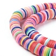 Handmade Polymer Clay Bead Spacers UK-X-CLAY-R067-8.0mm-M1-2