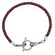 Braided Leather Cord Bracelet Making UK-MAK-M021-10-A-1