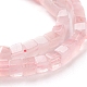 Natural Rose Quartz Beads Strands UK-G-F631-K09-3