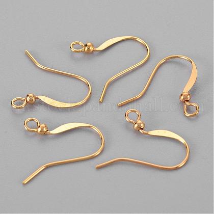 Brass French Earring Hooks UK-X-KK-Q369-G-1
