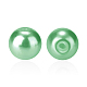 Pearlized Eco-Friendly Dyed Glass Pearl Round Bead UK-HY-PH0002-03-B-3