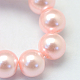 Baking Painted Pearlized Glass Pearl Round Bead Strands UK-HY-Q003-6mm-70-3