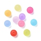 6mm Mixed Transparent Round Frosted Acrylic Ball Bead UK-X-FACR-R021-6mm-M-4