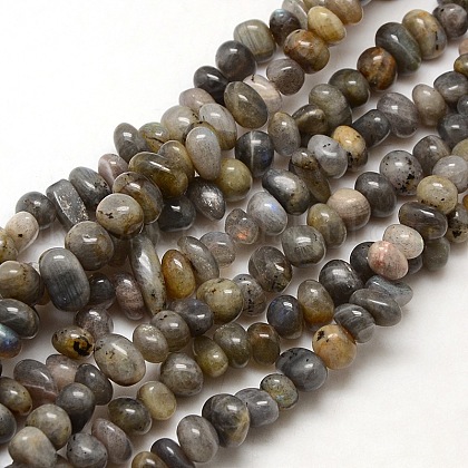 Natural Labradorite Beads Strands UK-G-P029-05-K-1