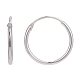 925 Sterling Silver Hoop Earring Findings UK-STER-E062-05B-S-2