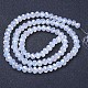 Electroplate Glass Beads Strands UK-EGLA-A034-J4mm-B06-2